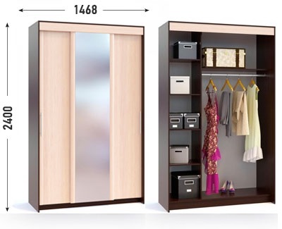 купить шкаф купе недорого