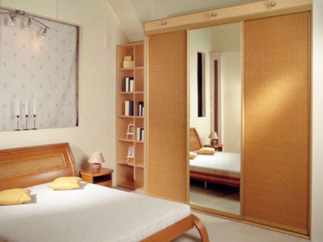 шкаф купе в спальню под заказ фото в Минске