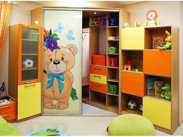 фото шкафа купе для детской в Минске