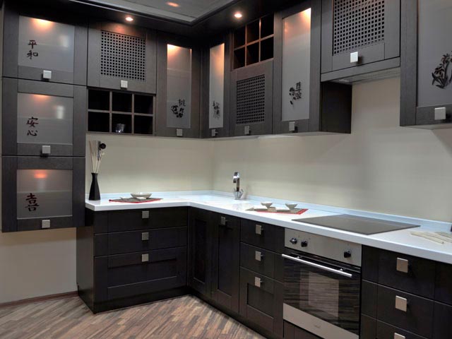 фотография готовой кухни на заказ